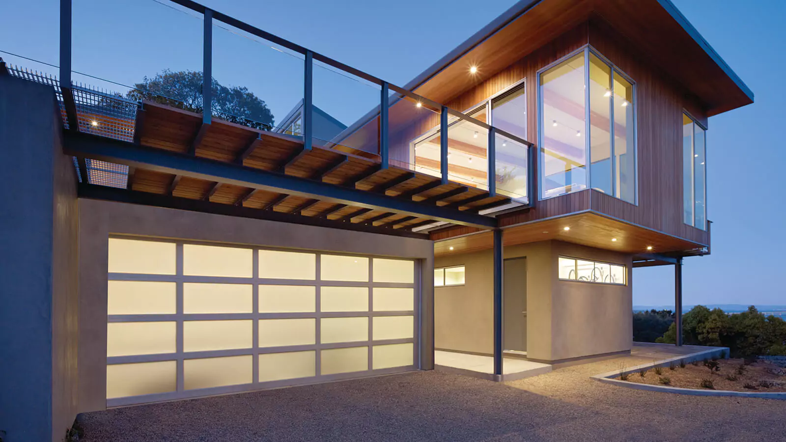 Modern Aluminum Garage Doors